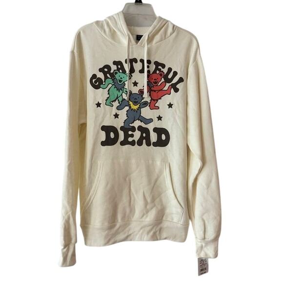 Grateful Dead Dancing Bears Hoodie by MAD Engine | Size L NWT - Picture 1 of 16